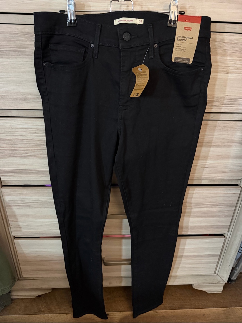 Levi's Women’s 311 Shaping Skinny Black Jeans - 31x30